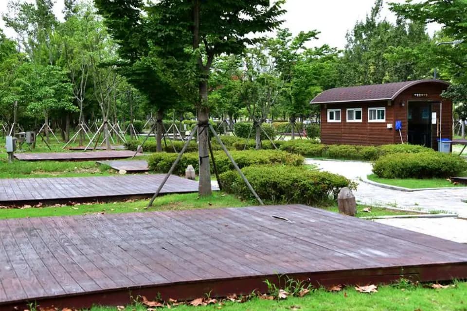 광주 캠핑장 전경