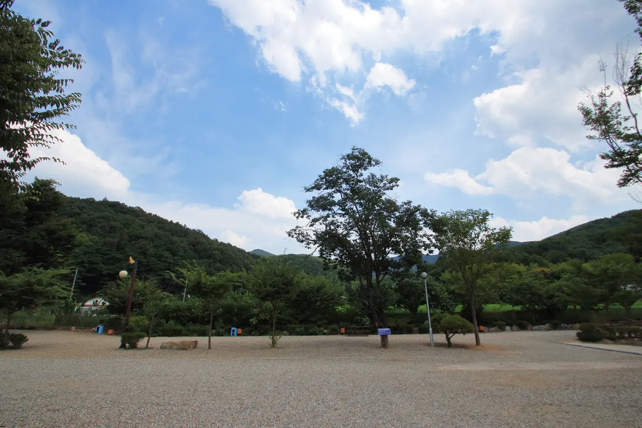 강당골캠핑파크 전경