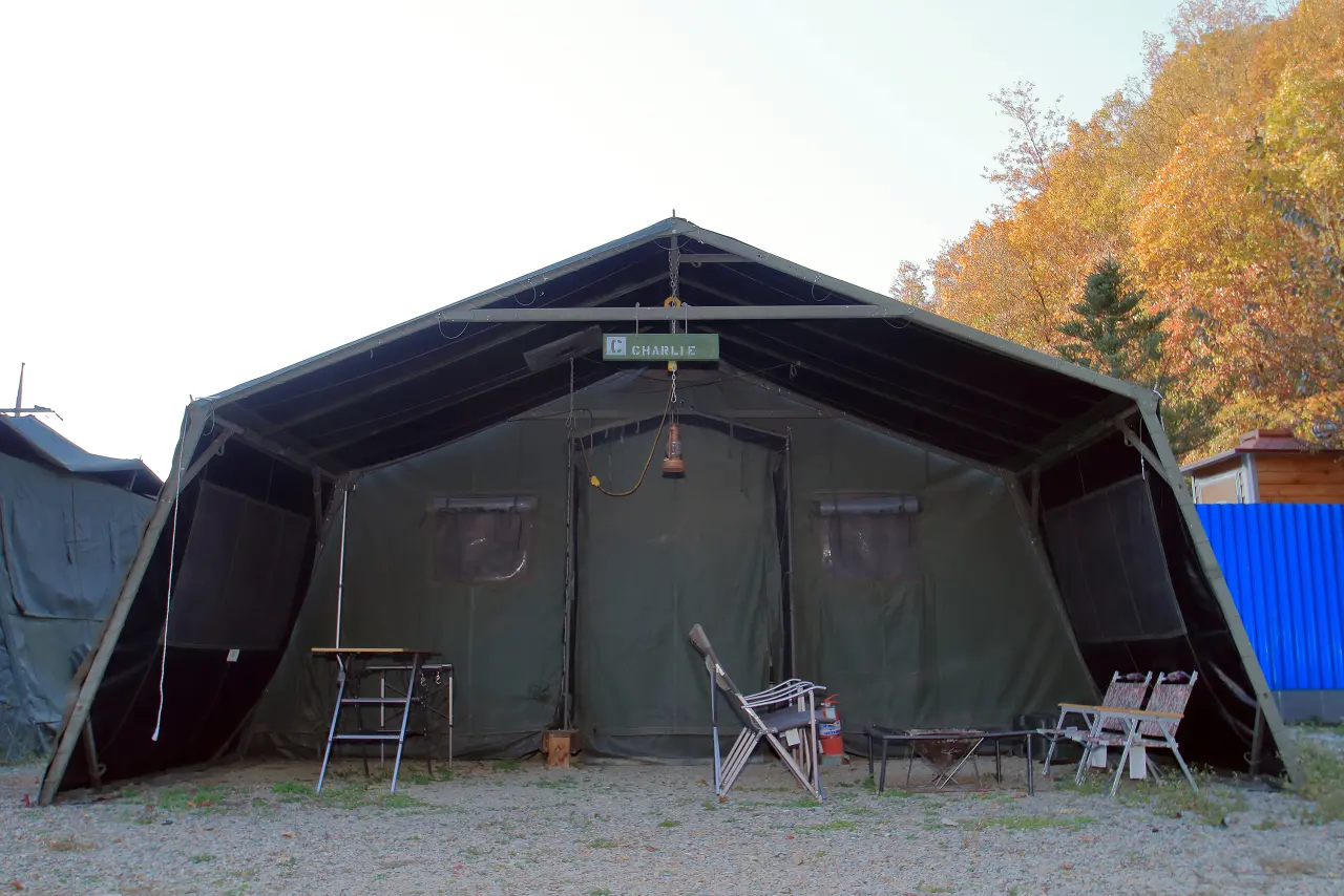 THATS CAMPING 횡성자연휴양림야영장 전경