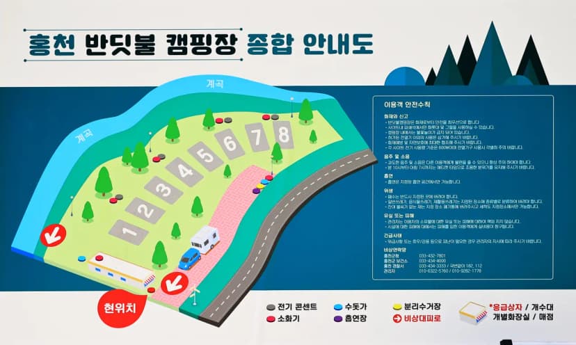 홍천 반딧불캠핑장 사진 8