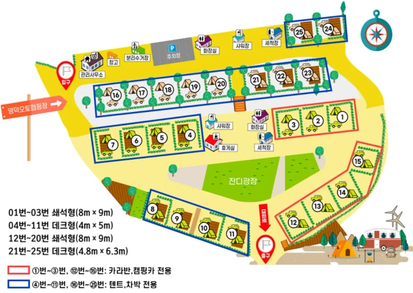 경상북도교육청 영덕오토캠핑장 사진 16