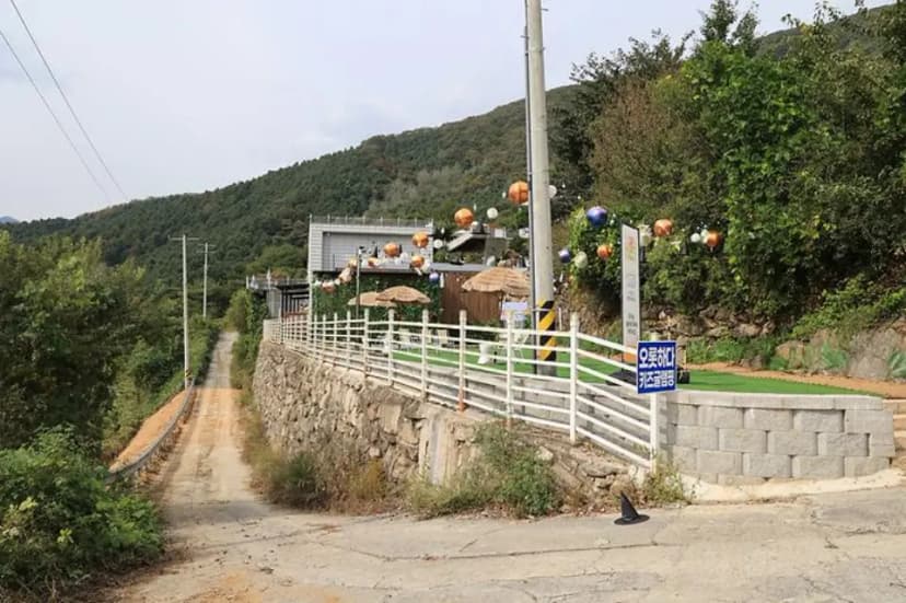 가평 오롯하다 풀글램핑 카라반