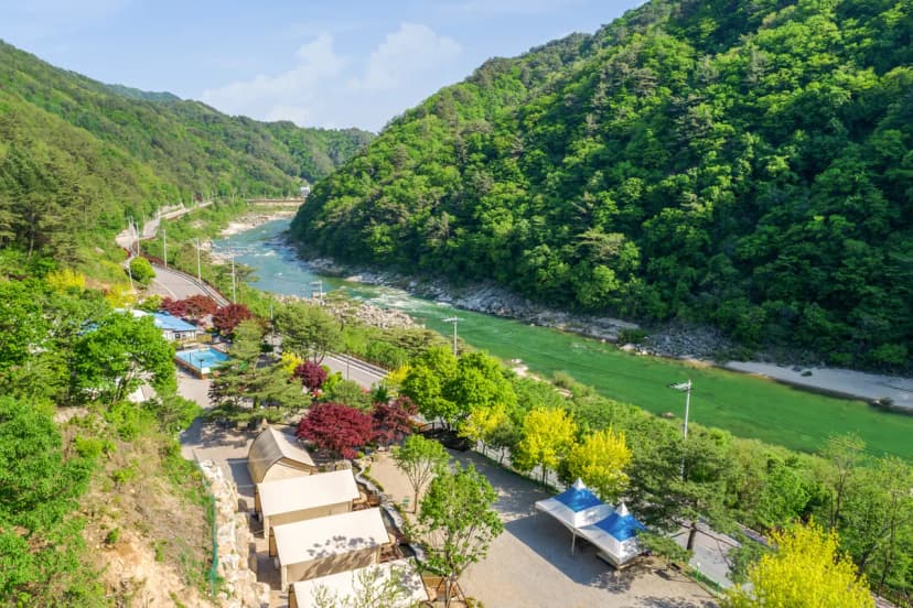 내린천 글램핑 사진 10