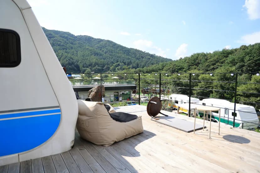산정호수 마루글램핑 카라반 사진 6