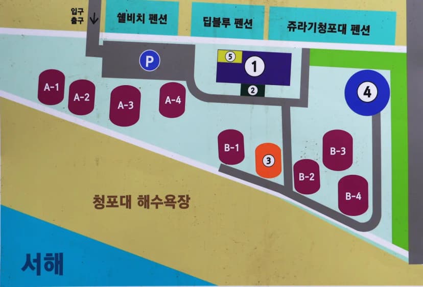 청포대솔밭야영장 사진 2