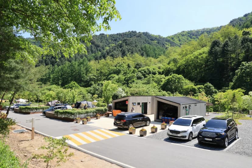 갯골자연휴양림 야영장 사진 6
