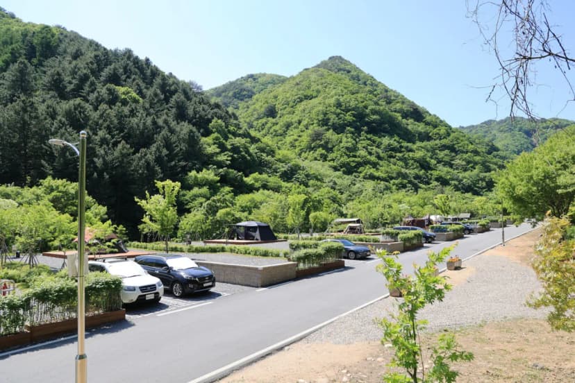 갯골자연휴양림 야영장 사진 8