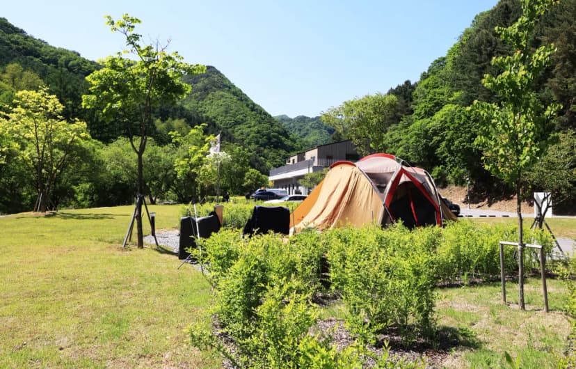 갯골자연휴양림 야영장 사진 21