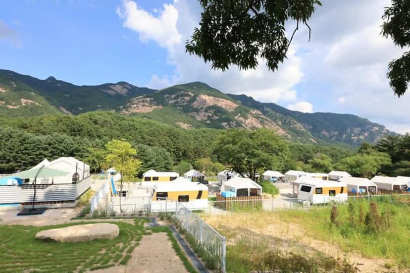 산이다 글램핑 사진 2