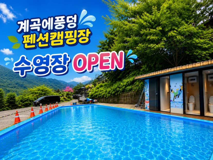 계곡에풍덩펜션캠핑장 사진 1
