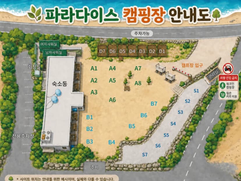 파라다이스 캠핑장 사진 2