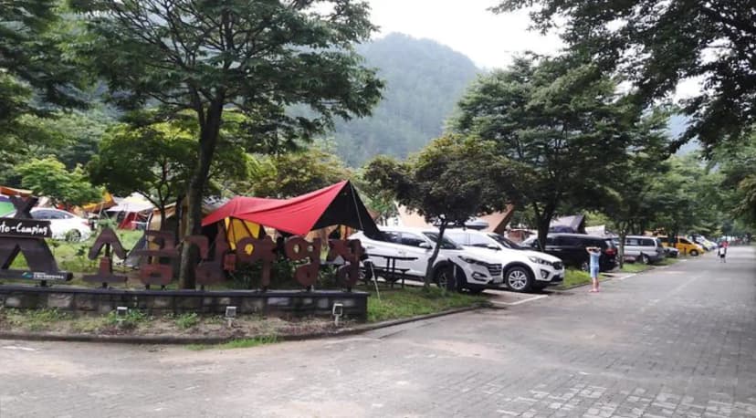 소금강자동차야영장 사진 2