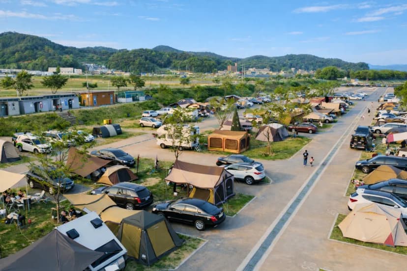 진위천유원지 자동차야영장