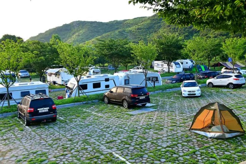 황매산 별쿵 캠핑장