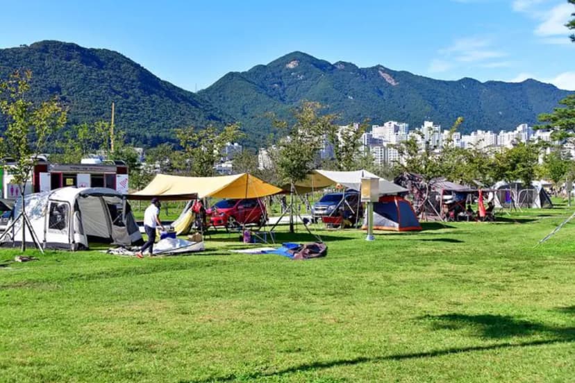 황산문화체육공원 국민여가캠핑장