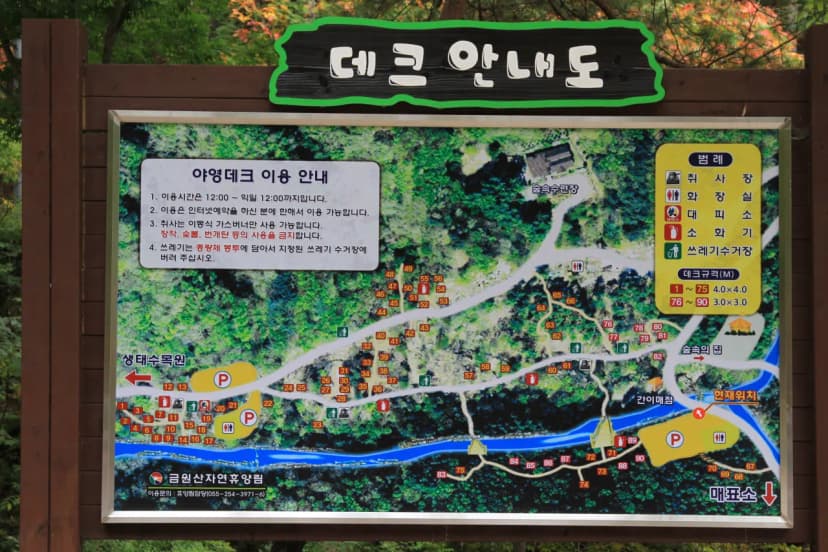 금원산자연휴양림캠핑장 사진 2