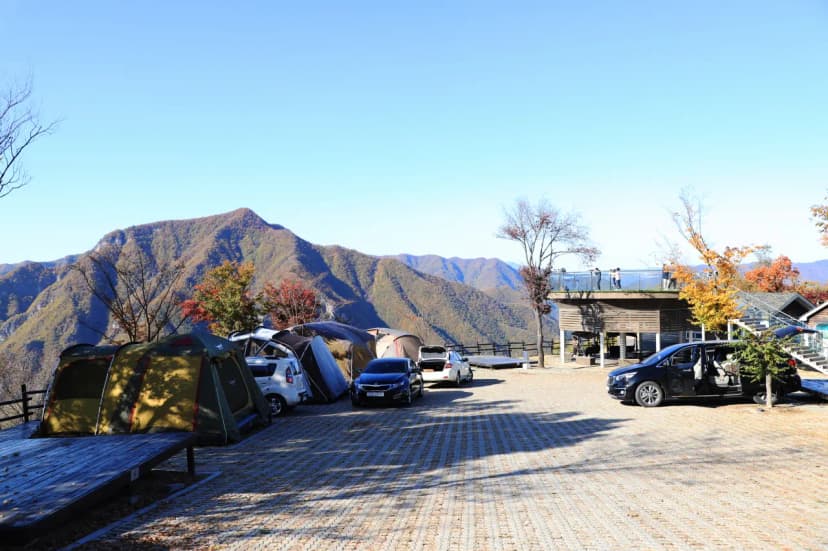 동강전망자연휴양림오토캠핑장 사진 4