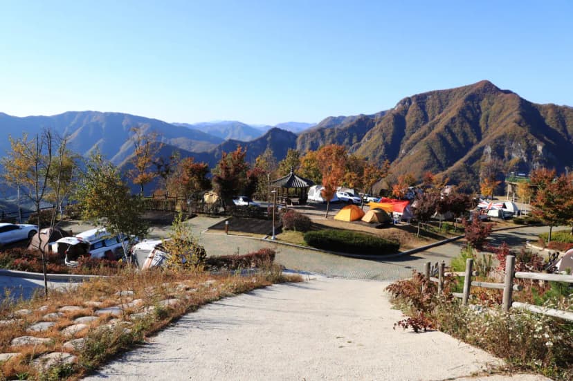 동강전망자연휴양림오토캠핑장 사진 18