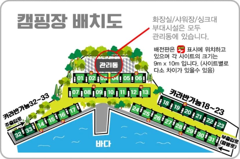 통제영오토캠핑장 사진 2