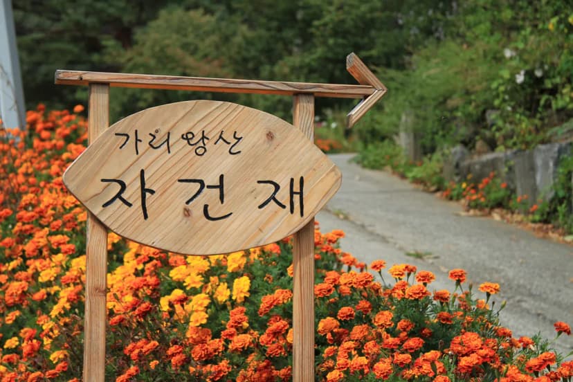 가리왕산 자건재 사진 9
