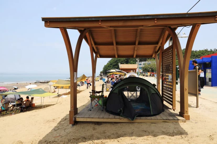 십리포해수욕장 야영장 사진 19