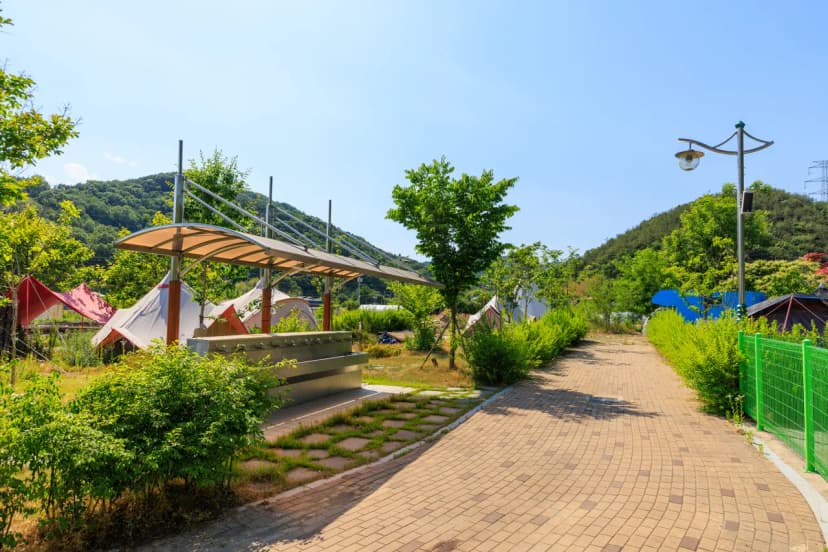 남작골 농촌체험휴양마을 야영장 사진 14